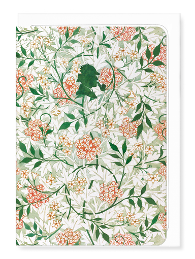 Ezen Designs - Sherlock Holmes Jasmine wallpaper - Greeting Card - Front