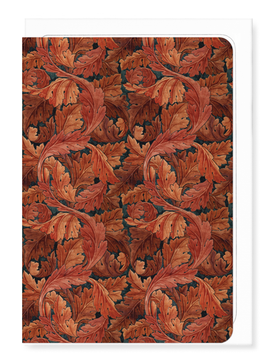Ezen Designs - Acanthus (Red) - Greeting Card - Front