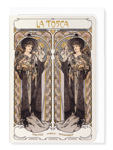 Ezen Designs - Poster for Tosca (1898) - Greeting Card - Front