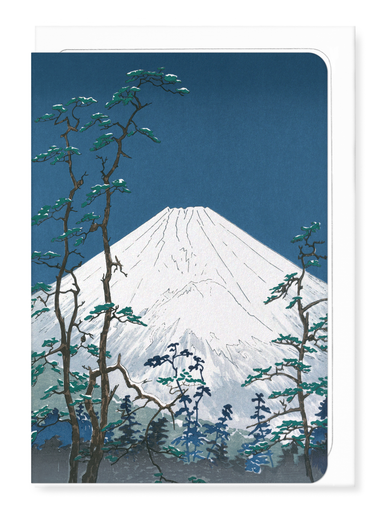 Ezen Designs - Mount fuji in hakone - Greeting Card - Front