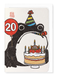 Ezen Designs - 20th Birthday EZEN FROG - Greeting Card - Front