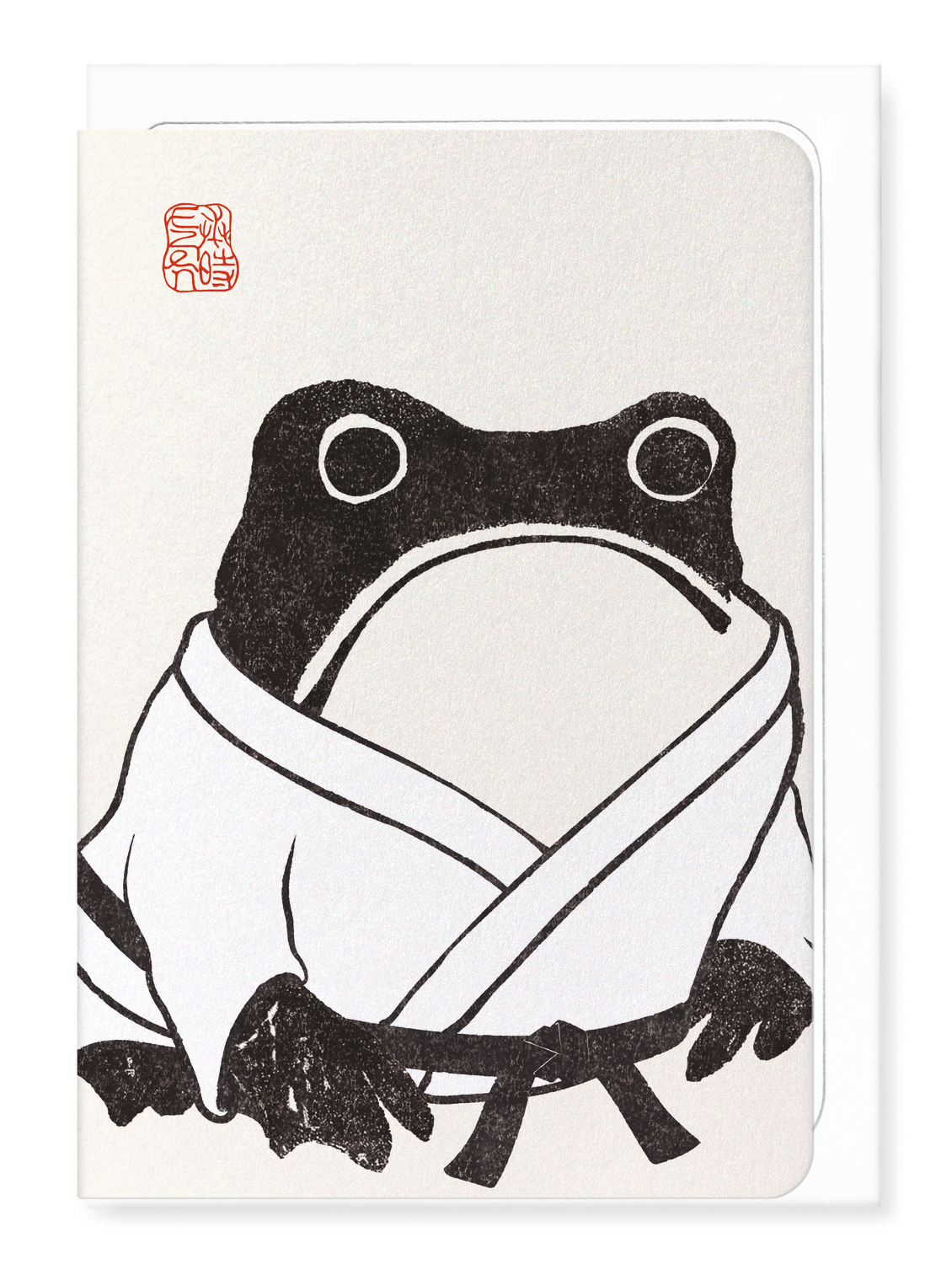 Ezen Designs - Martial Arts Ezen Frog - Greeting Card - Front