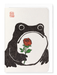 Ezen Designs - Single Rose Ezen Frog - Greeting Card - Front