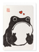 Ezen Designs - Korean Finger Heart Ezen Frog - Greeting Card - Front