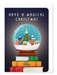 Ezen Designs - Magical Christmas globe - Greeting Card - Front