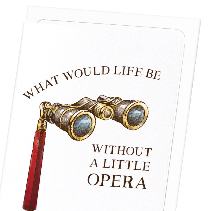 LIFE AND OPERA: Victorian Greeting Card