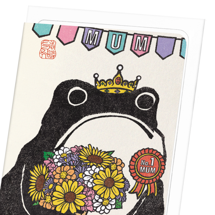 MOTHER'S DAY EZEN FROG: Greeting Card