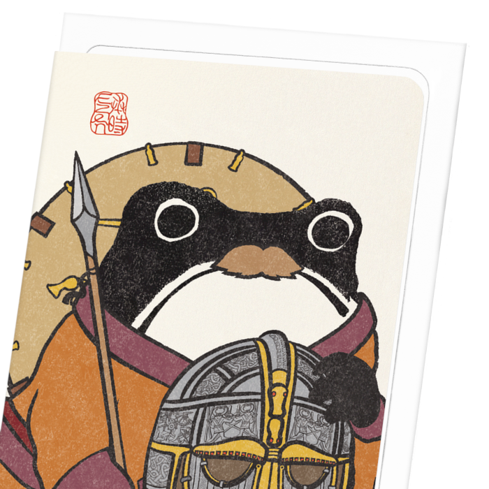 SUTTON HOO EZEN FROG: Greeting Card