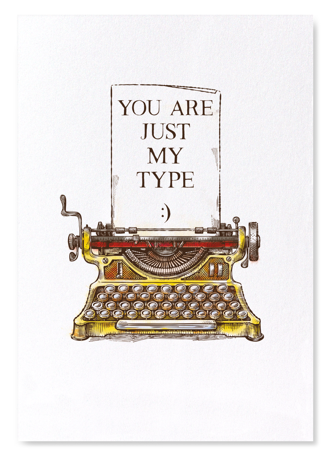 JUST MY TYPE: Victorian Art Print