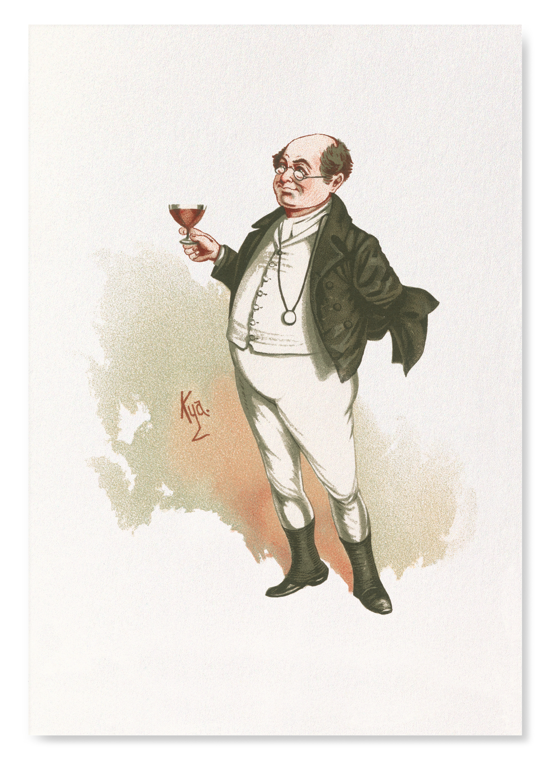 MR. PICKWICK (C.1889): Painting Art Print