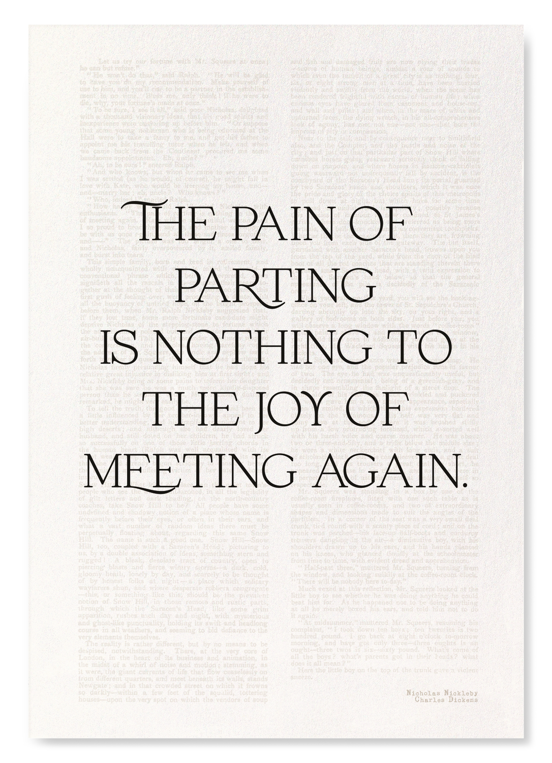 THE PAIN OF PARTING (1838): Victorian Art Print