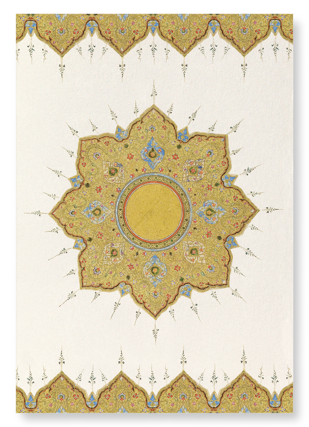SHAMSA MEDALLION (16TH/17THC): Painting Art Print