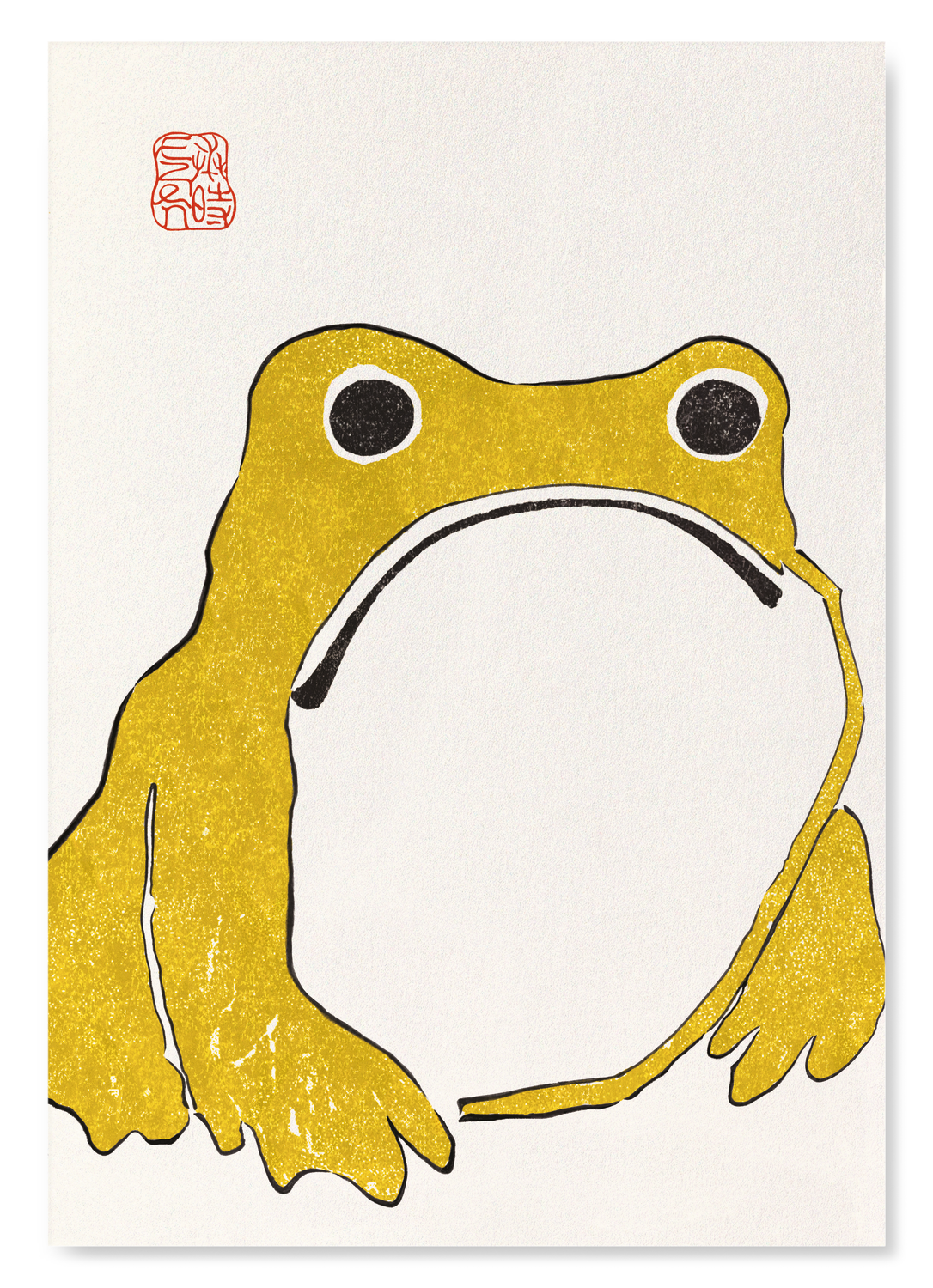 YELLOW EZEN FROG: Art Print