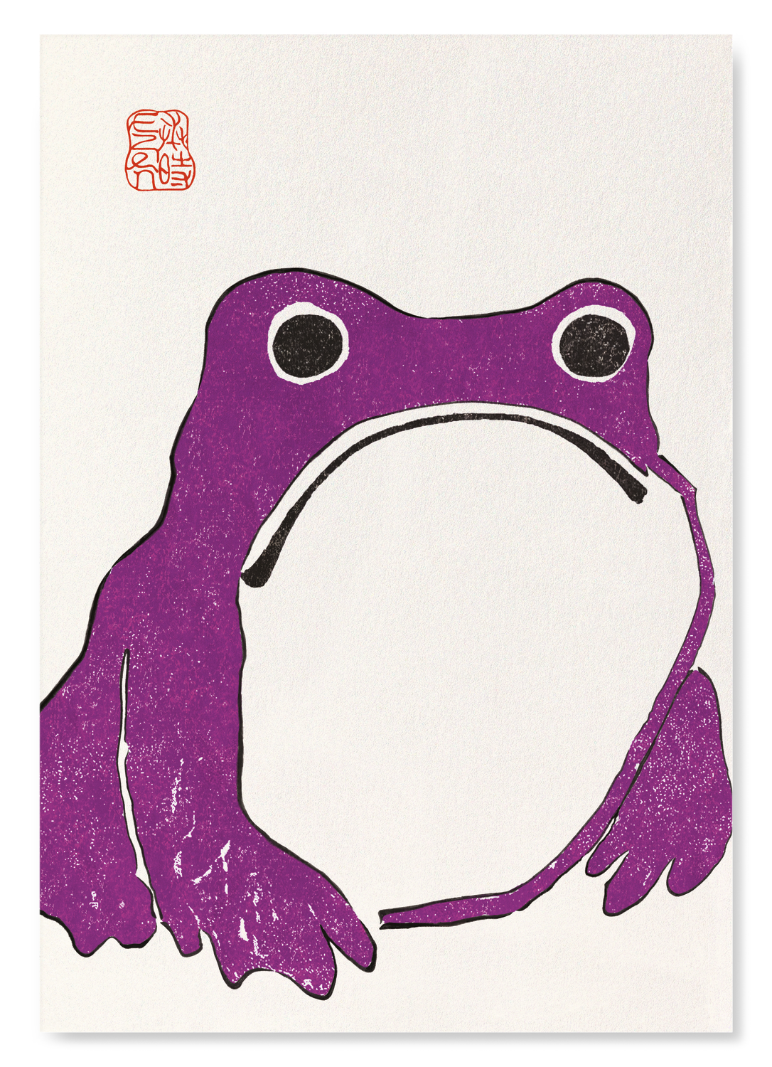 PURPLE EZEN FROG: Art Print