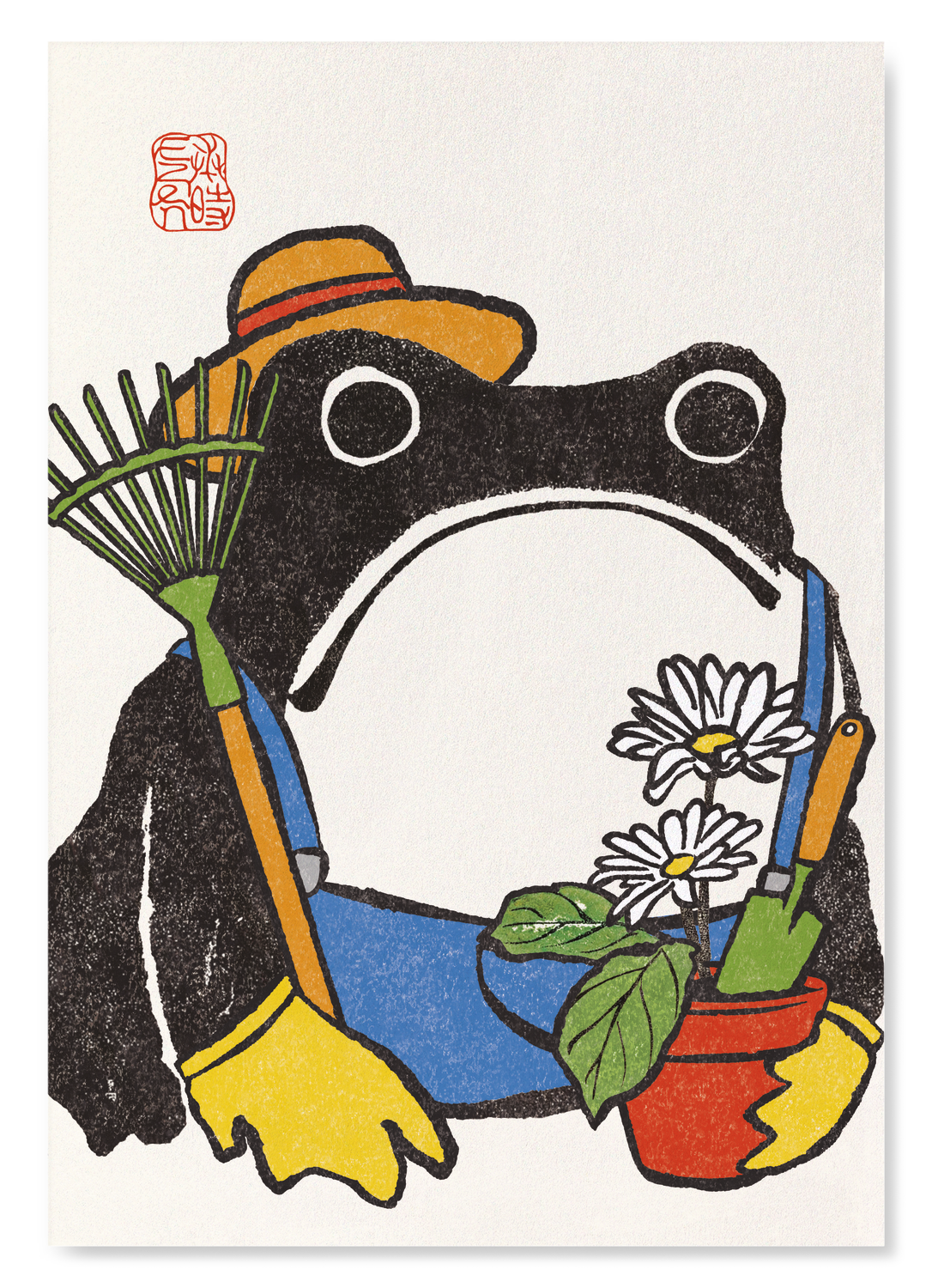 GARDENER EZEN FROG: Art Print