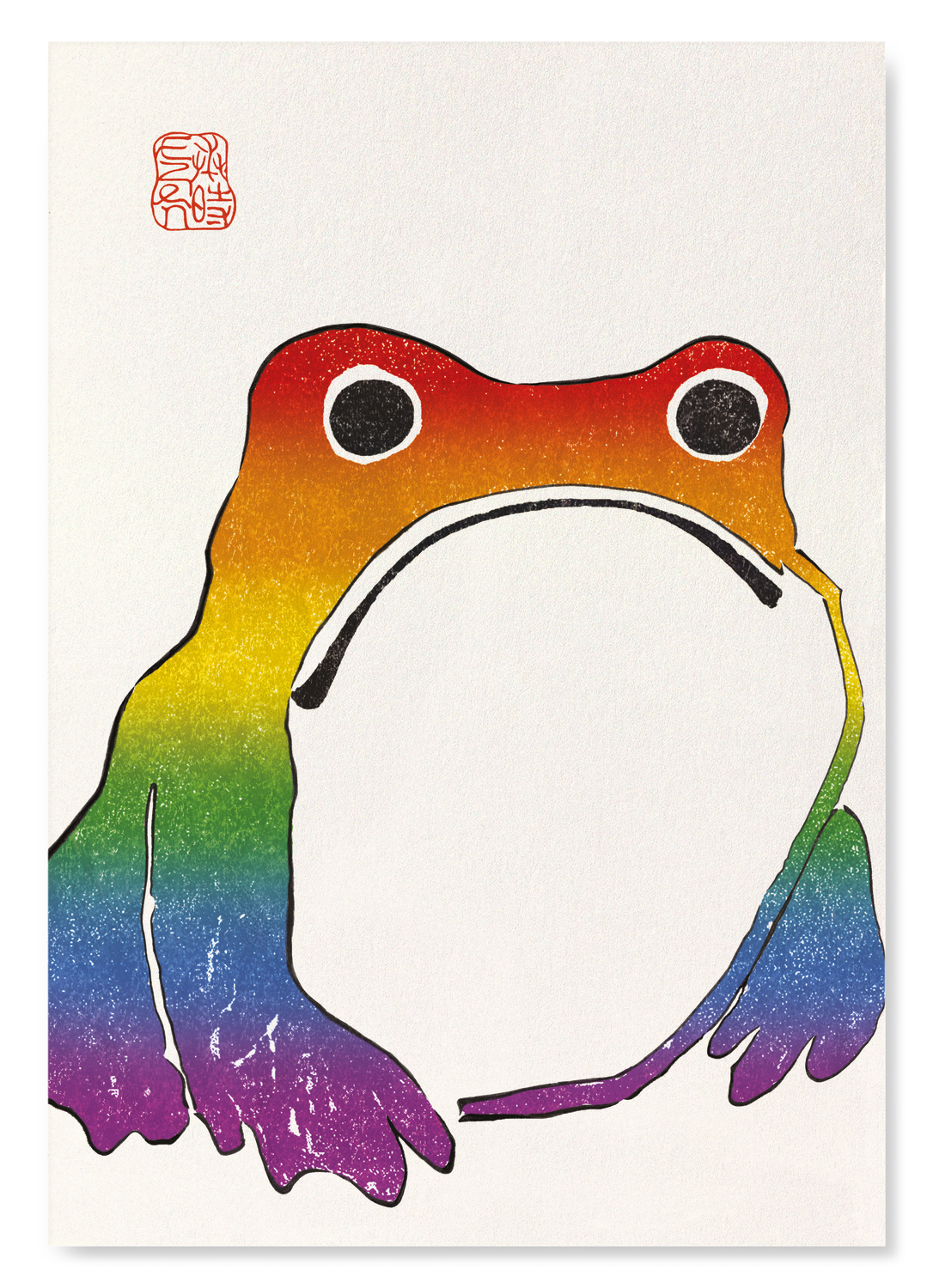 RAINBOW EZEN FROG: Art Print