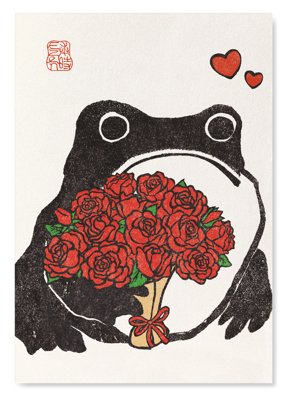 ROMANTIC EZEN FROG: Art Print