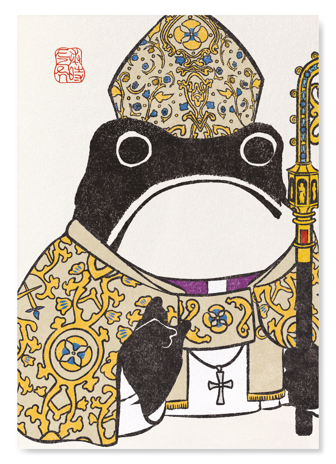 BISHOP EZEN FROG: Art Print