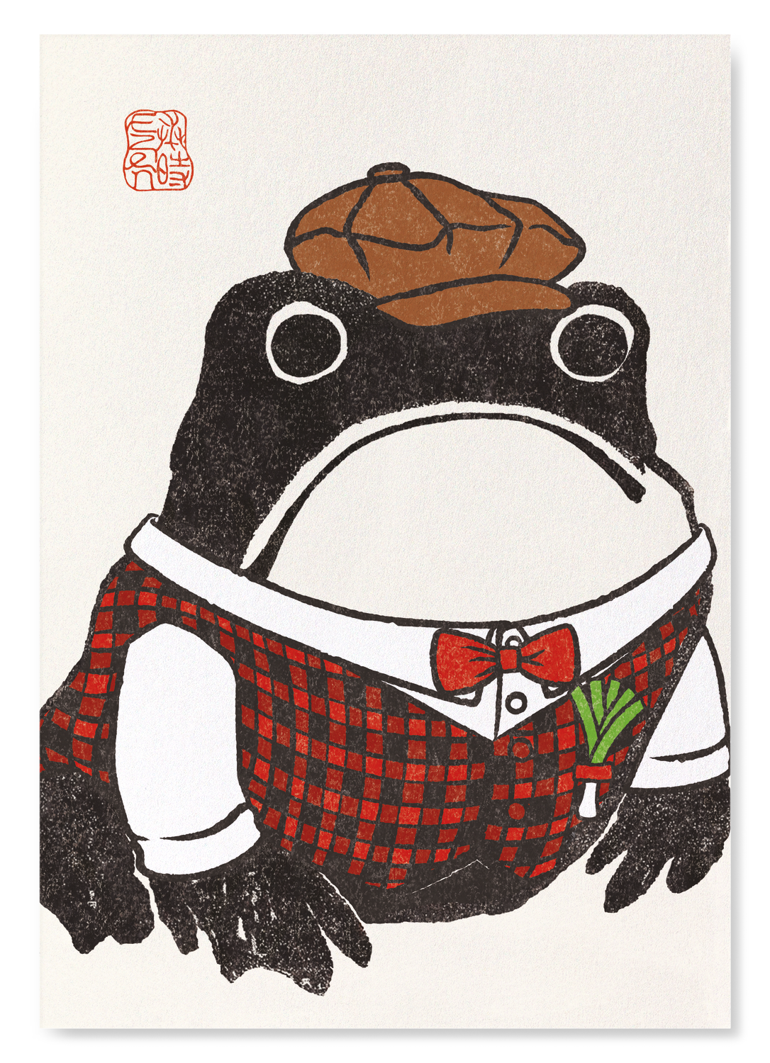 WELSH BOY EZEN FROG: Art Print