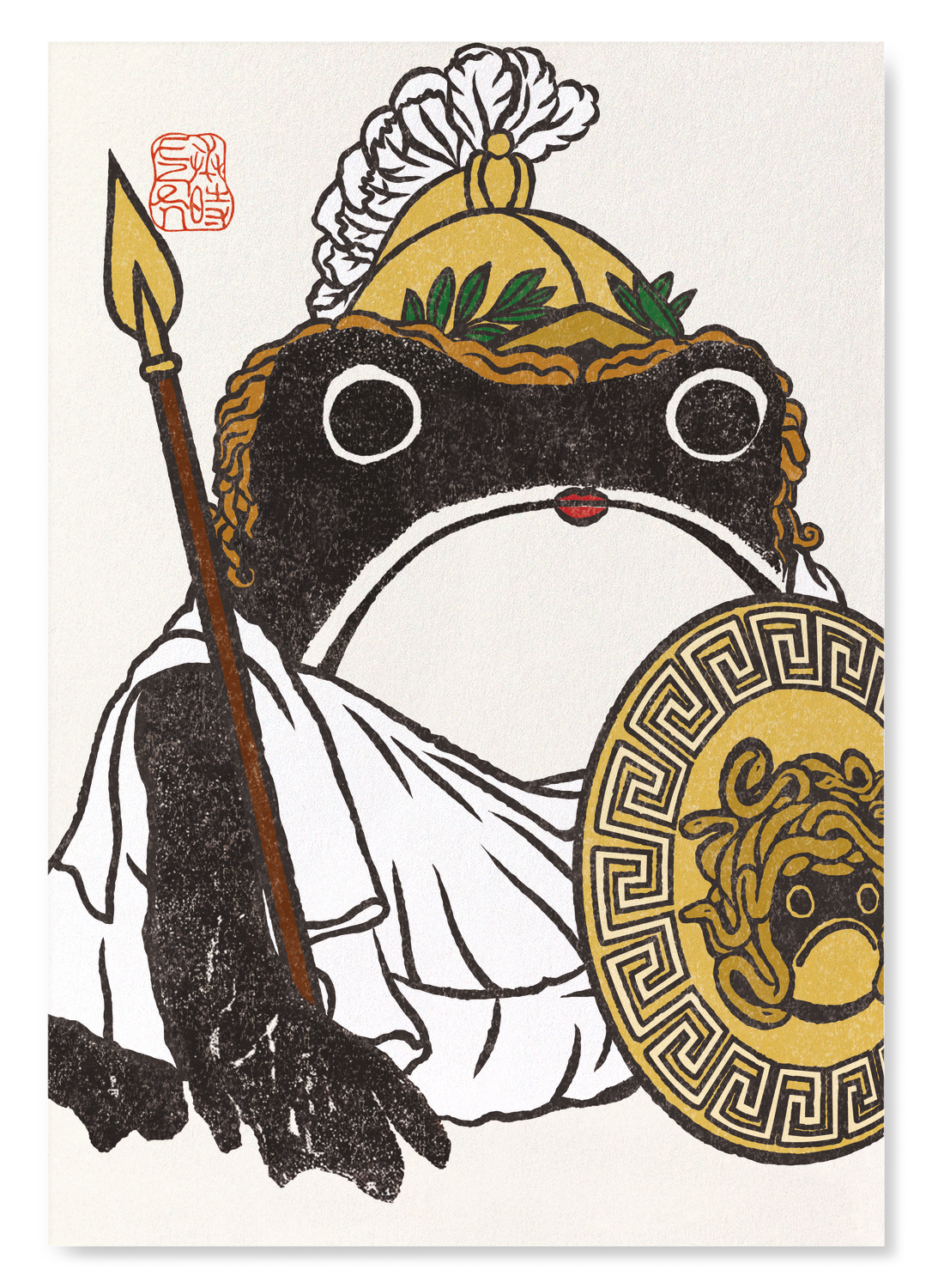 ANCIENT GODDESS EZEN FROG: Art Print