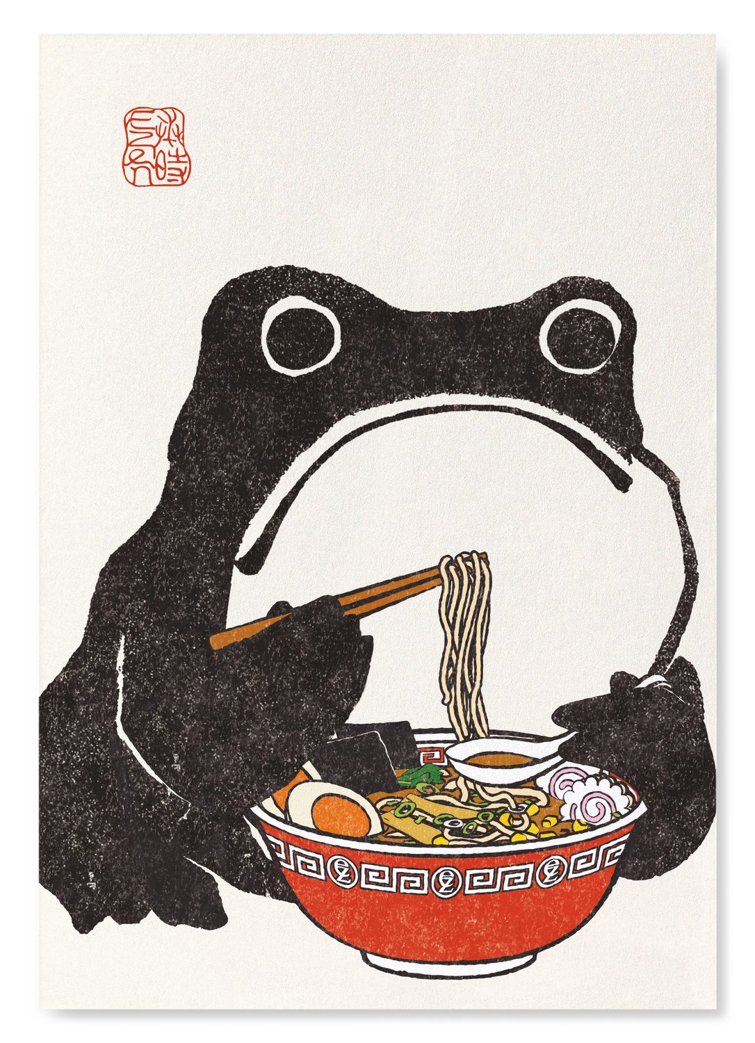 RAMEN EZEN FROG: Art Print