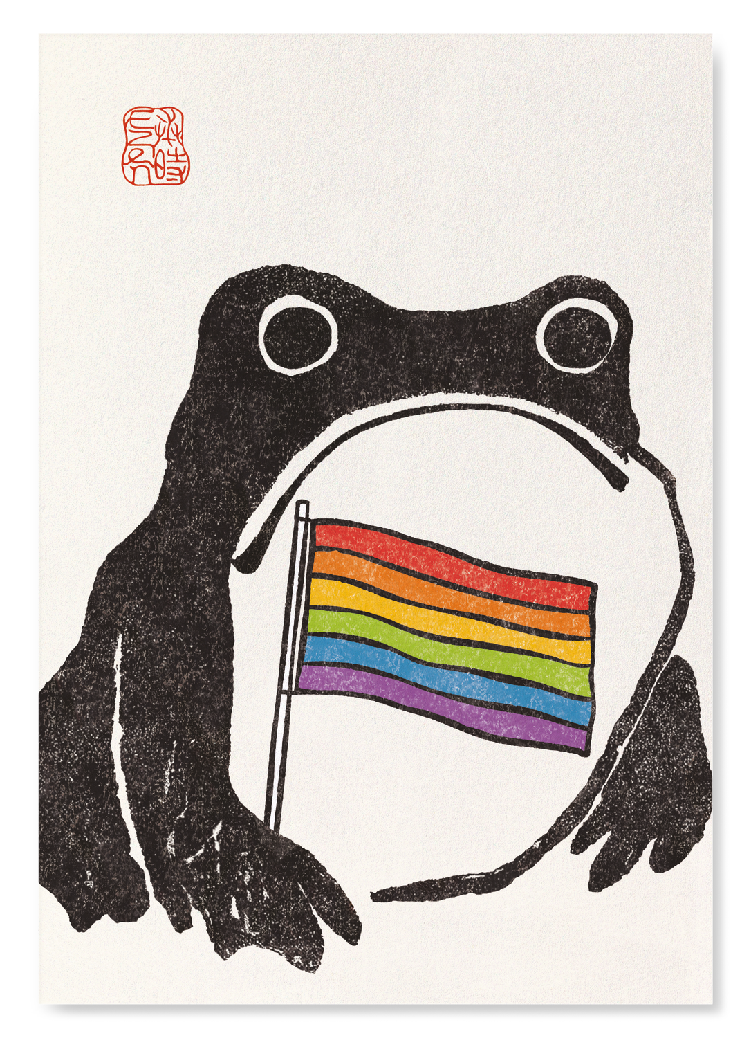 LGBTQ+ EZEN FROG: Art Print