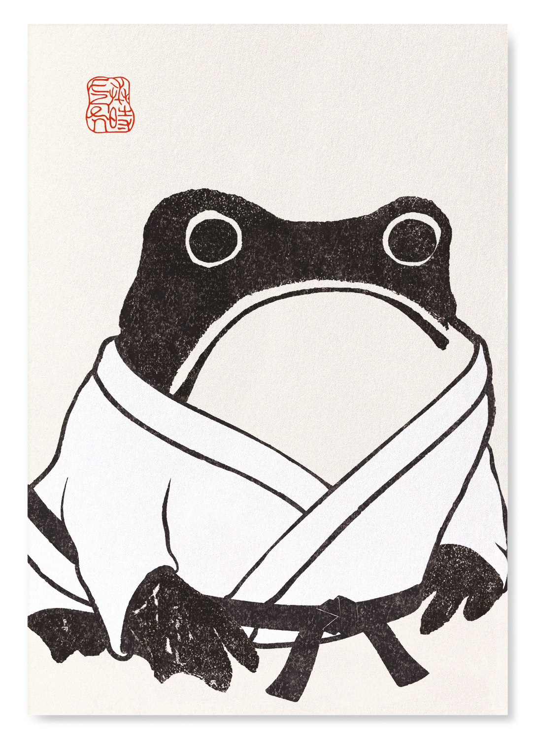 MARTIAL ARTS EZEN FROG: Art Print