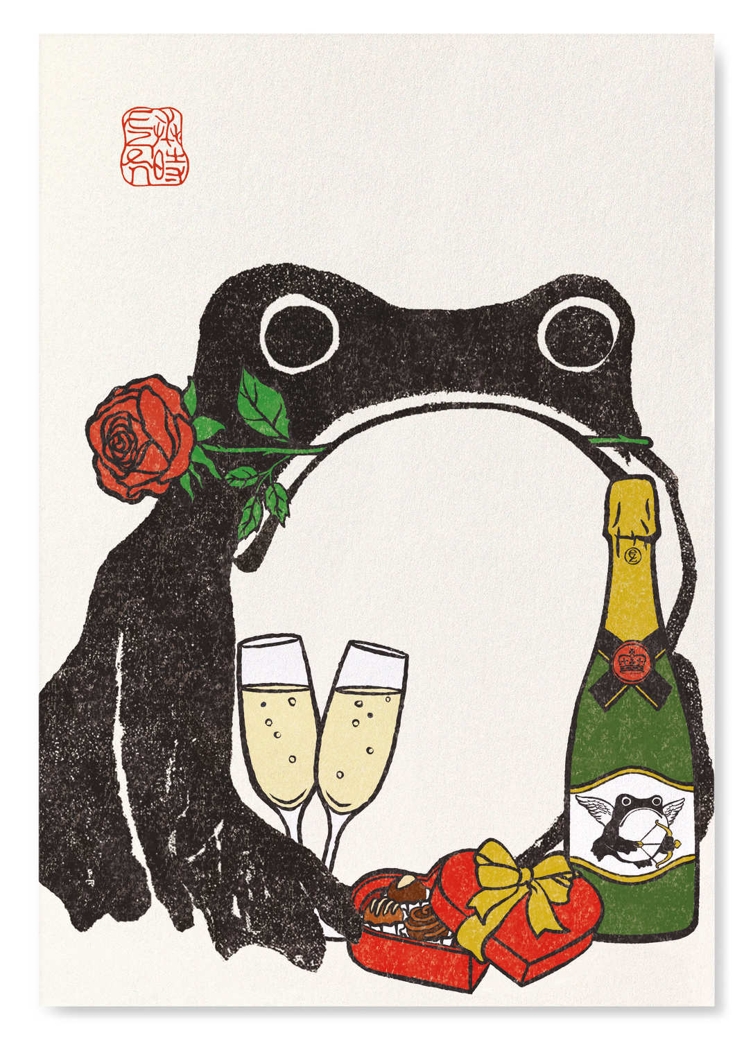 VALENTINE'S EZEN FROG: Art Print