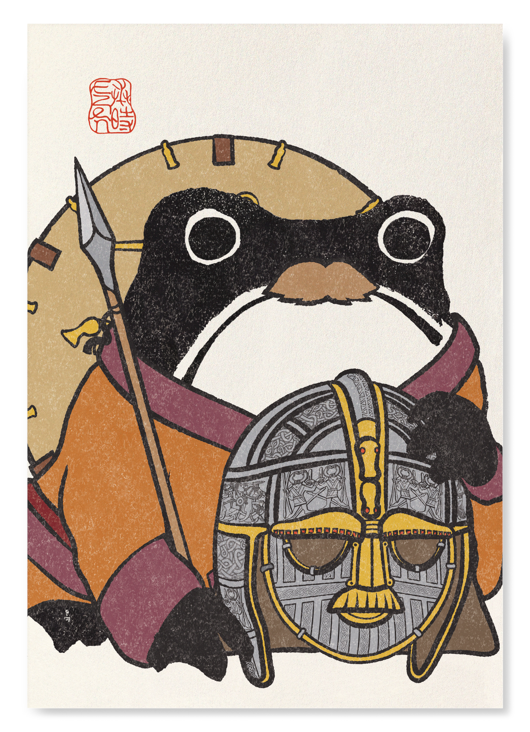 SUTTON HOO EZEN FROG: Art Print