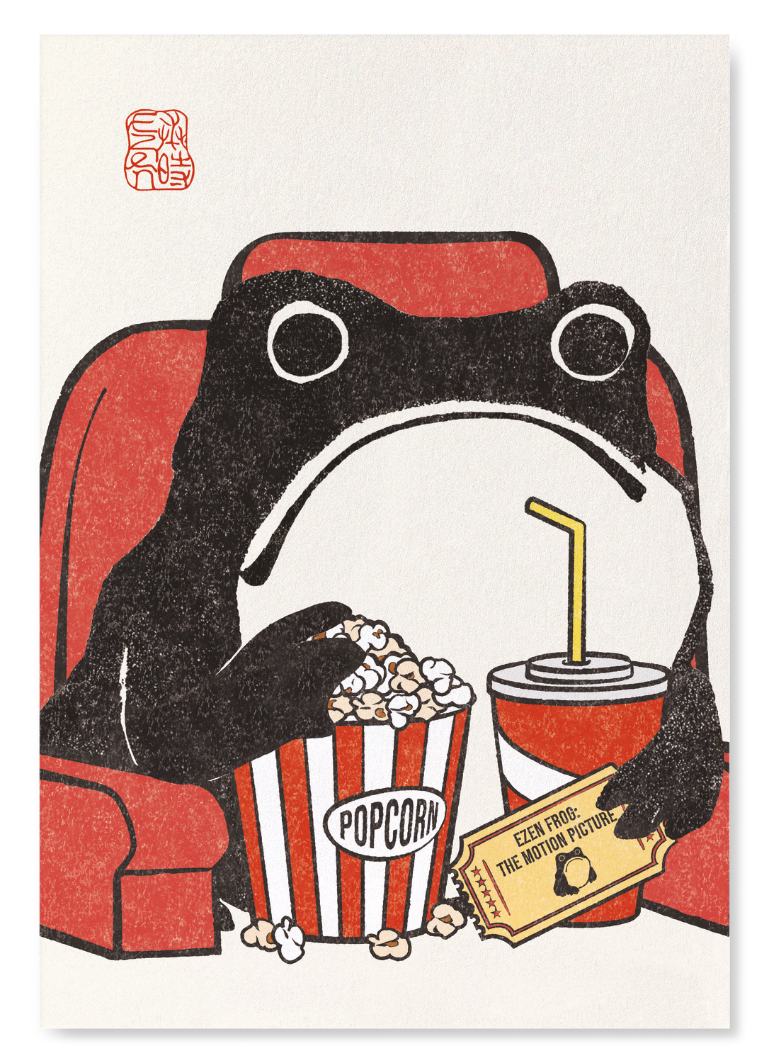 MOVIE LOVER EZEN FROG: Art Print