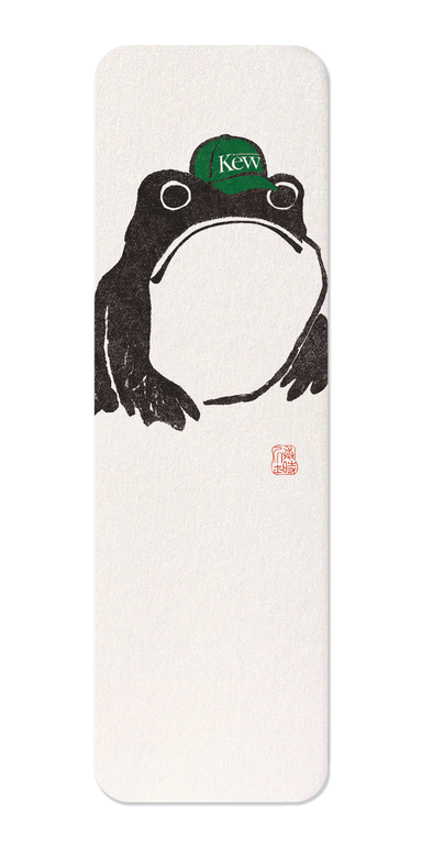 Ezen Designs - KEW GARDENS' CAP EZEN FROG - Bookmark - Front