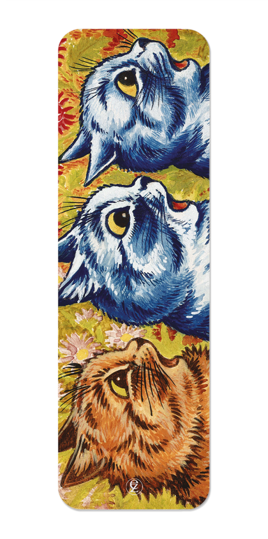 Ezen Designs - THREE CATS SINGING - Bookmark - Front