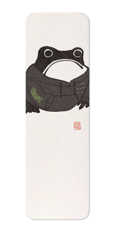 Ezen Designs - Sadler's Wells East Hoodie Ezen Frog - Bookmark - Front