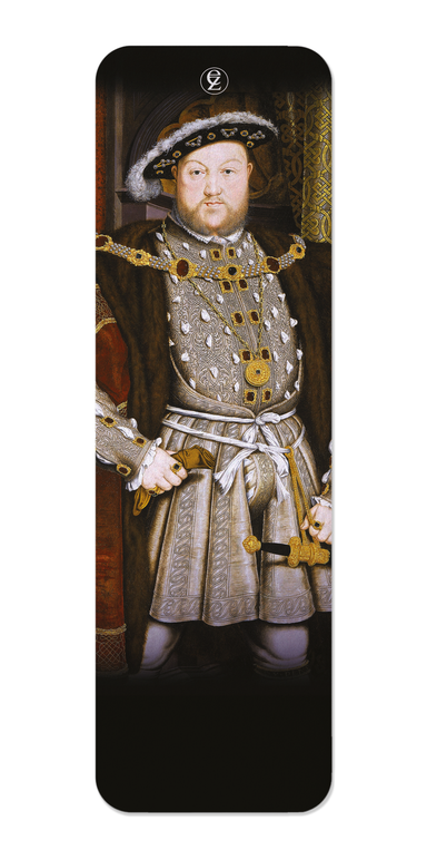 Ezen Designs - Portrait of King Henry VIII (c.1536) - Bookmark - Front