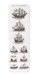 Ezen Designs - Sea Pictures Drawn with Pen, Pencil and Watercolour (1882) - Bookmark - Front