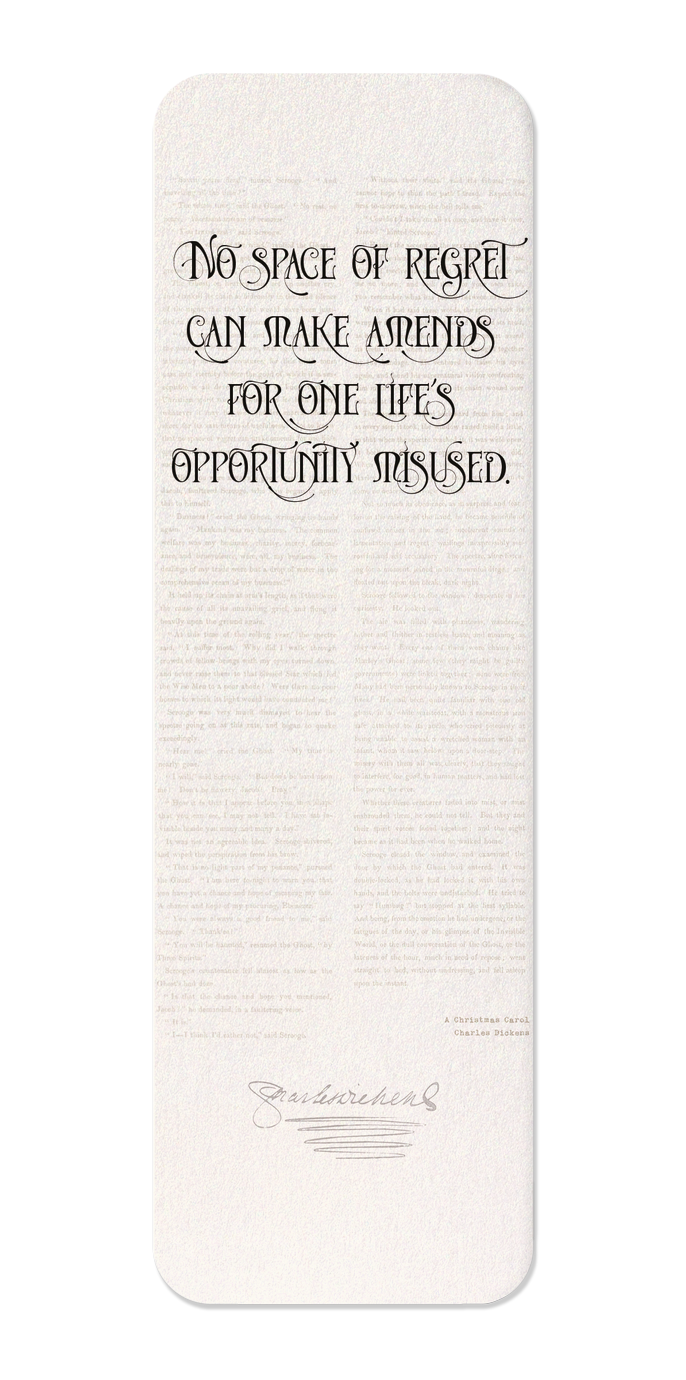 Ezen Designs - Life's Opportunity (1843) - Bookmark - Front