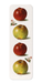 Ezen Designs - Gascoigne's Seedling and Sandringham Apples (1891) - Bookmark - Front