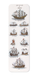 Ezen Designs - Images de Mer Dessinées à l’aquarelle (1882) - Bookmark - Front