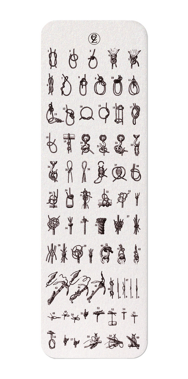 Ezen Designs - Types de Nœuds (1909) - Bookmark - Front