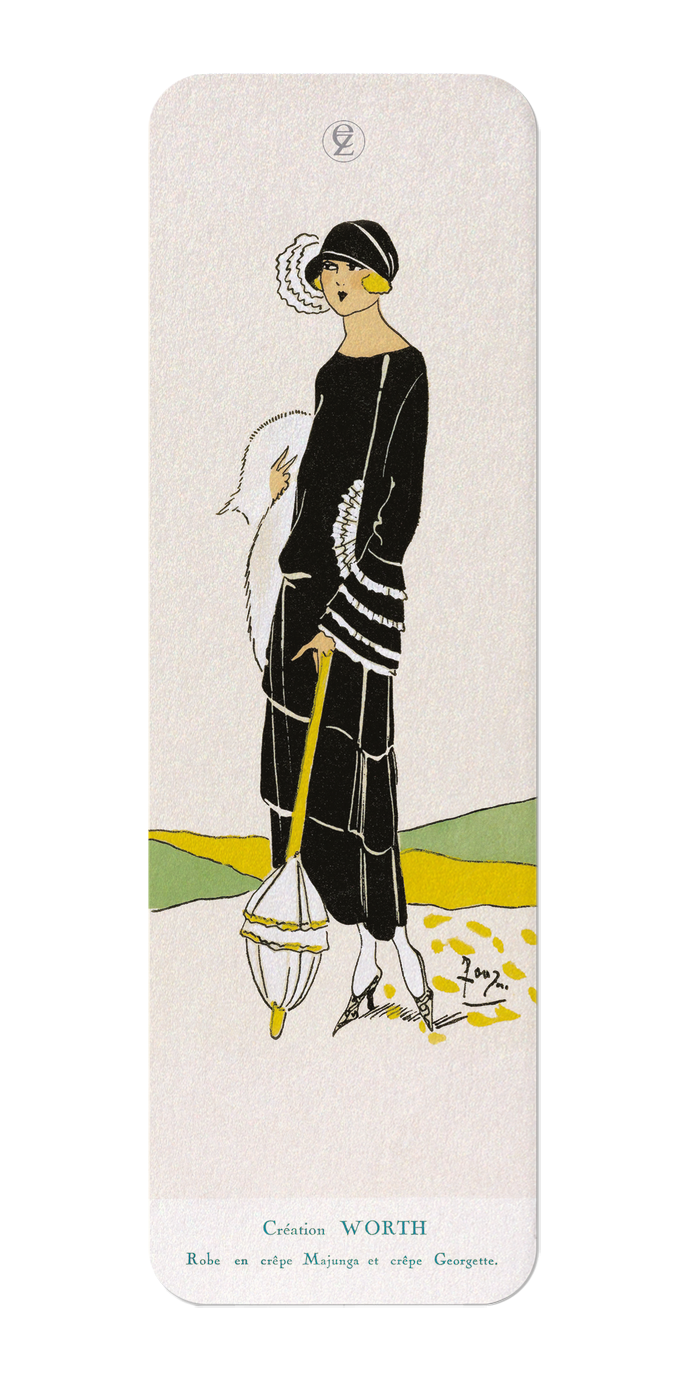 Ezen Designs - Très Parisien - Robe Noire (1923) - Bookmark - Front