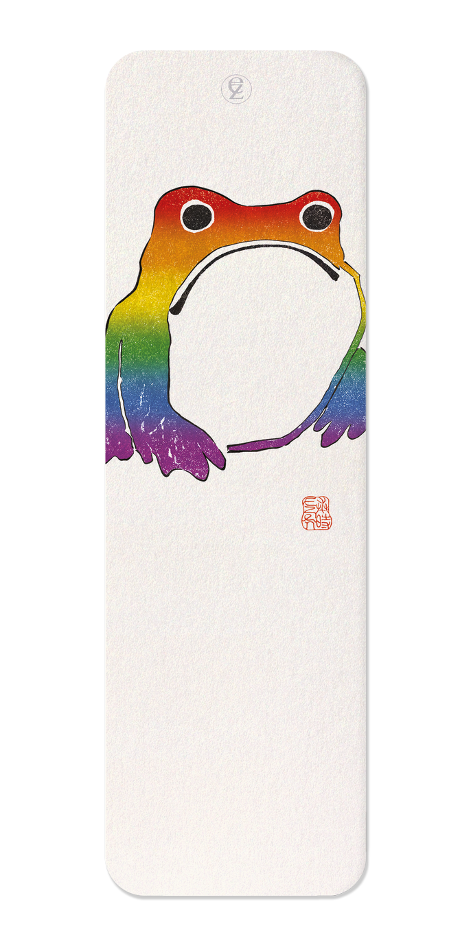 Ezen Designs - Rainbow Ezen Frog - Bookmark - Front