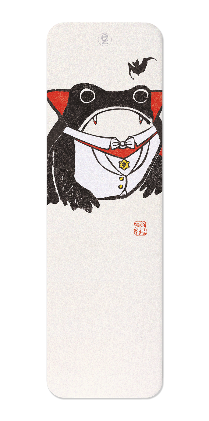 Ezen Designs - Dracula Ezen Frog - Bookmark - Front