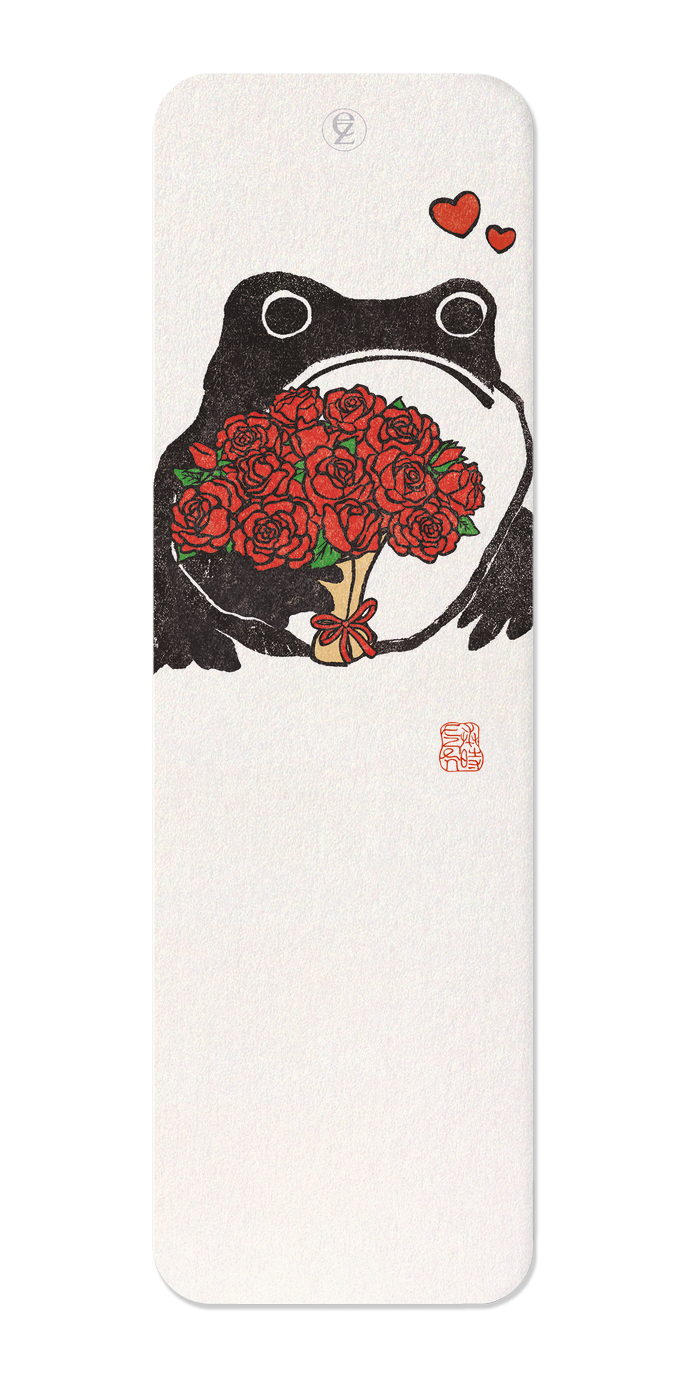 Ezen Designs - Romantic Ezen Frog - Bookmark - Front