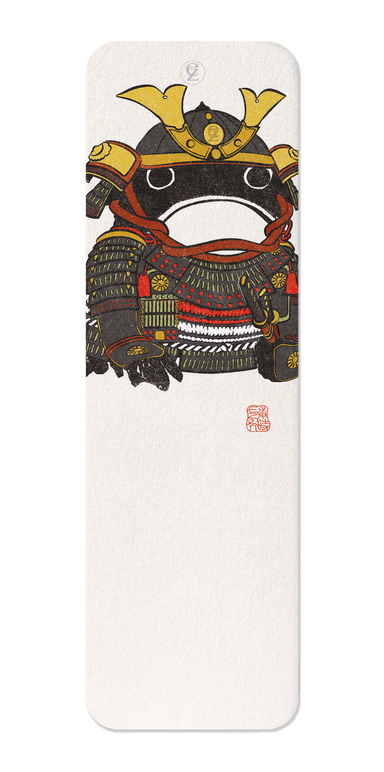 Ezen Designs - Samurai Ezen Frog - Bookmark - Front