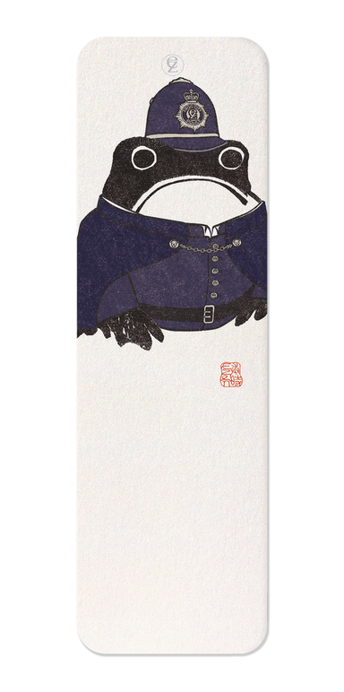 Ezen Designs - Police Ezen Frog - Bookmark - Front