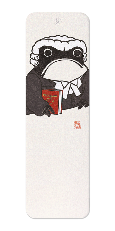 Ezen Designs - Lawyer Ezen Frog - Bookmark - Front