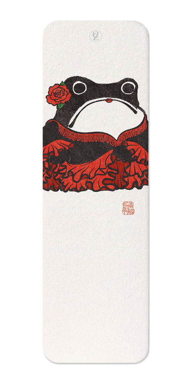 Ezen Designs - Flamenco Ezen Frog - Bookmark - Front