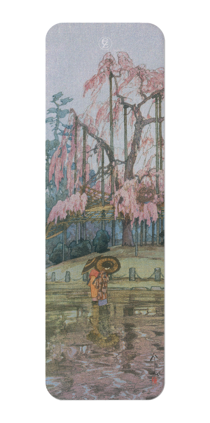 Ezen Designs - Yozakura in the Rain - Bookmark - Front