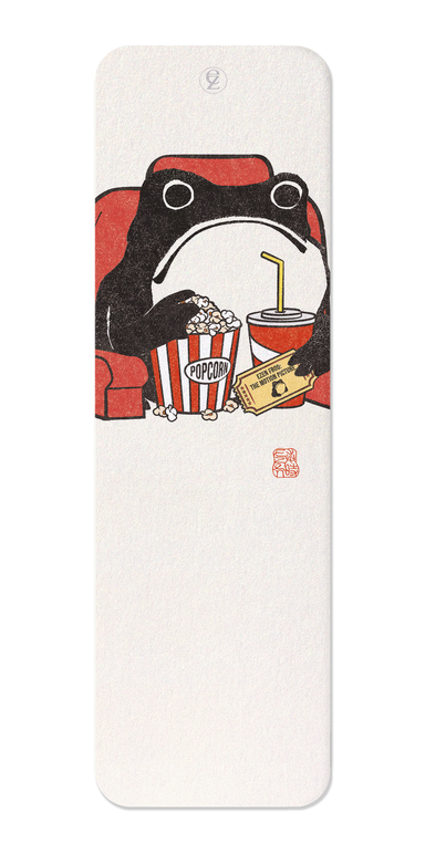 Ezen Designs - Movie Lover Ezen Frog - Bookmark - Front