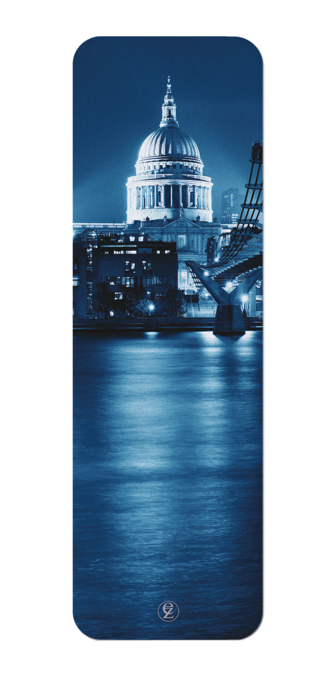 Ezen Designs - St Paul's lit at night - Bookmark - Front